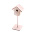 thumbnail image 5 of DOLITY 1/12 Mini Fairy Garden Dollhouse Birdhouse Freestanding Simulation Bird Hut Wood, 5 of 8