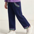 thumbnail image 5 of Glisme Toddler Girls Athletic Pants Graphic Straight Leg Sweatpants With Pockets And Drawstring Fall Casual Girls Baggy Pants Size 2-3 Y, 5 of 6