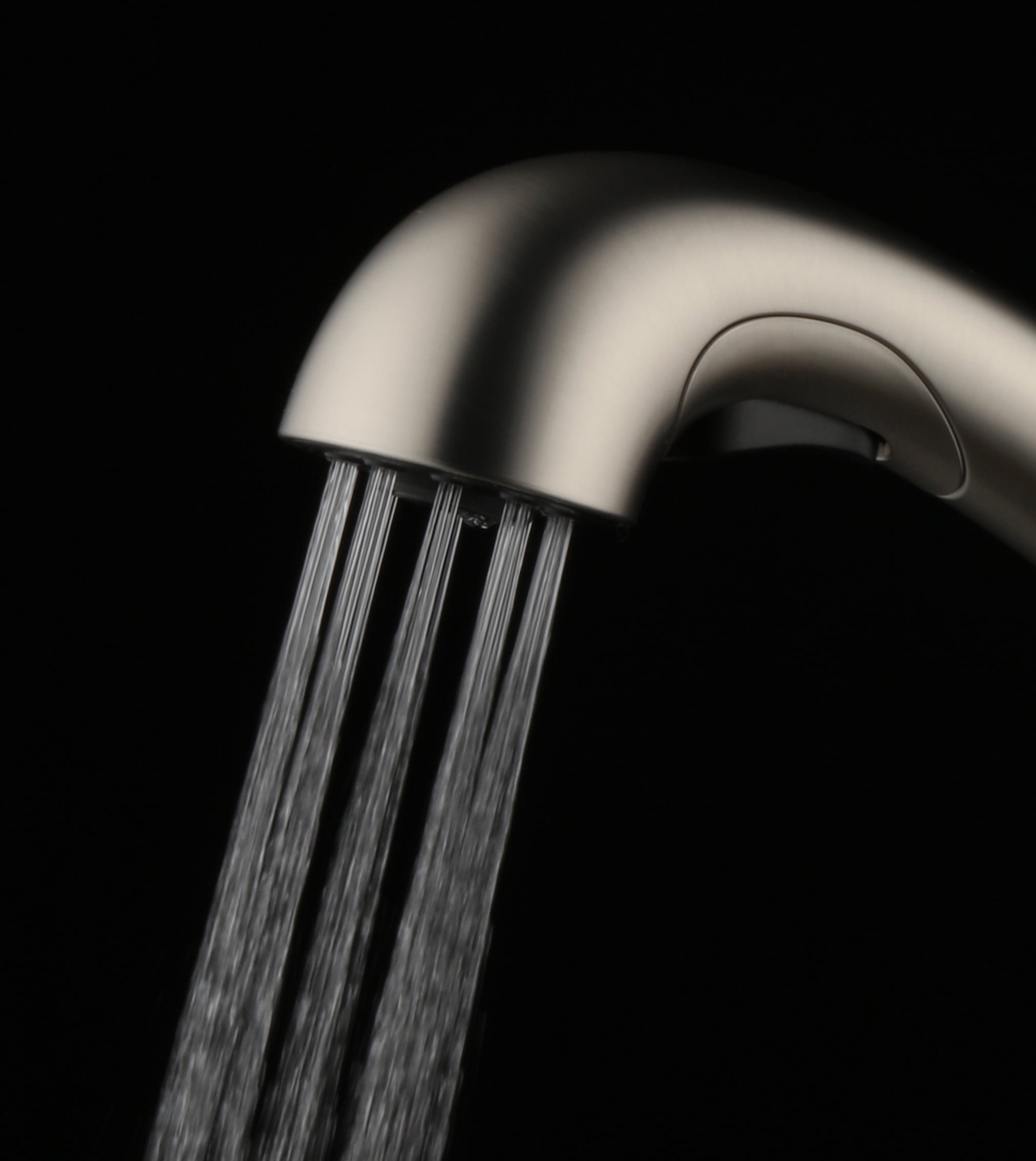 Mainstays Pull Out Kitchen Faucet in Satin Nickel