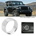 thumbnail image 4 of Headlight Button Ring Headlight Knob Ring Car Headlight Switch Ring Car Switch Ring Car Headlight Switch Knob Button Cover Ring Fit For  JL 2018, 4 of 8