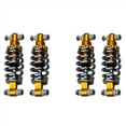 thumbnail image 1 of 2X Motorcycle Rear for Electric Bicycle Scooter E Bike Spring Rear Shock,4 x Shock Absorber,silver & yellow, 1 of 5