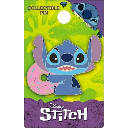 Monogram Disney Lilo & Stitch: Stitch with Donut Enamel Pin