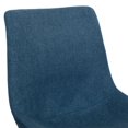 thumbnail image 4 of CorLiving Asahi Set of 2 Counter Height Upholstered Indoor Bar Stools with Metal Legs, 4 of 8