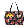 thumbnail image 1 of Fotbe Red Rose Flower Bolsa de Viaje para Playa - Resistente al Agua, Bolsa Tote de Gran Capacidad y Ligera con 7 Bolsillos para Mujeres y Hombres, 1 of 7