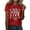 Red, variant on Womens Trust Me I Watch On Patrol Live Cop T Shirt - Casual Crew Neck Short Sleeve Top - Funny Printed Design for Summer
