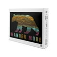 thumbnail image 2 of Wander More, Black Bear, Abstract Mountain Scene (1000 Piece Puzzle, Size 19x27, Challenging Jigsaw Puzzle for Adults and Family, Made in USA), 2 of 4