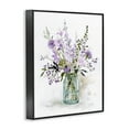 thumbnail image 2 of Stupell Industries Mixed Purple Botanicals Traditional Flower Arrangement Painting Graphic Art Black Framed Art Print Wall Art, Design by Carol Robinson, 2 of 5