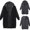 Black, variant on FAVIPT 2024 Winter Coats for Women Solid Hooded Pockets Warm Fleece Button Coat Jacket,Oversized Hoodie Jacket for Women Plus Size
