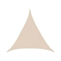 XIAOLE Sun Protection Triangular Shade Canopy,8' X 8' X 8' Sun Shade Sail Triangle Outdoor Canopycover,Swimming Pool Uv Block,For Backyard Porch Pergola Deck Garden Patio
