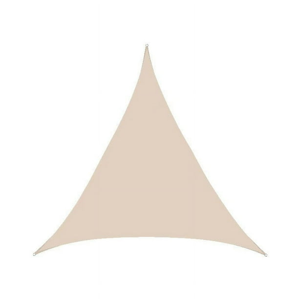 Fiudx Toldo Triangular para Exteriores con Protección Uv, Protección Contra La Lluvia, Protección Solar Versátil, Ideal para Patios y Jardines, Solución para El Confort En Verano.
