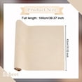 thumbnail image 3 of 39.4x16.9 Inch Book Binding Cloth Light Coffee Bookcover Imitation Leather Surface with Paper Backed Book Cloth DIY Book Cloth Protective Cover for Book Binding Scrapbooking Album DIY Crafts, 3 of 9