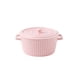 thumbnail image 2 of Toystoory Cuenco para fideos de orejas, de cerámica para servir, vajilla de estilo Simple, recipiente para hornear, vajilla grande, utensilios Mostrada Rosa Toystoory HA082067-01, 2 of 6