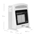 thumbnail image 4 of Calefactor de Pared Heat Wave Gas LP Crema, 4 of 4