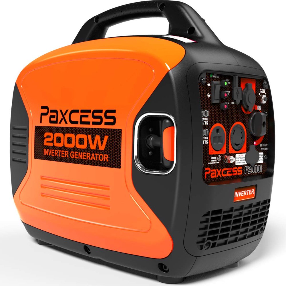 Paxcess 2000 Watt Portable Generator Gas Powered RV Inverter Generator