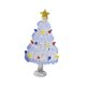 thumbnail image 4 of Colección de esculturas de figuras de árbol de Navidad, centro de mesa, decoración navideña Azul Blanco, 4 of 9