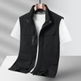 thumbnail image 2 of Vedolay Winter Jackets for Men Open Front Cardigans Soft Draped Ruffle Jackets Black,2XL, 2 of 4