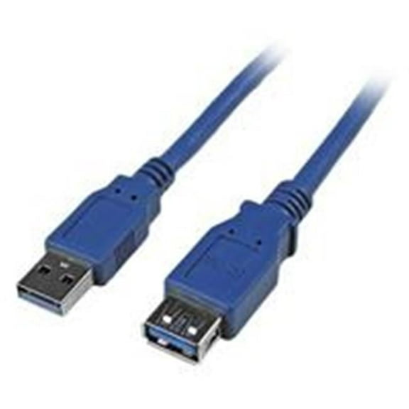 6 ft. SuperSpeed USB 3.0 Extension Cable A to A Male to Female - Blue - 6 ft.