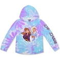 thumbnail image 2 of Frozen Elsa and Anna Girls 2 Piece Tie Dye Hoodie and Jogger Set (Loungewear Style), Toddler, 2 of 5