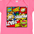 thumbnail image 4 of Inktastic My Grandma Loves Me Superhero Boys or Girls Baby Bodysuit, 4 of 5