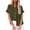 Army Green, variant on Casual Shirt for Women Short Sleeve Solid Color Shir Mock Pocket Button Down Beach Vacation Clothes for Womens,Army Green,2XL