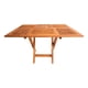 thumbnail image 4 of Mesa Plegable Rectangular De Madera Sólida, 120x80 – Rústico Tratable NATIVO MUEBLES JARDIN, 4 of 5