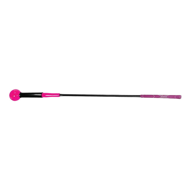 Entrenador de swing de golf: equipo de entrenamiento para la práctica de la postura correcta para adultos 40 pulgadas rosa