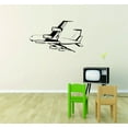 thumbnail image 1 of Wall Decal : Flying Airplane Silhouette 12x18 Inches, 1 of 1