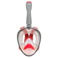 thumbnail image 4 of Seavenger Nautilus Full Face Snorkel Mask with New Breathing System (Coral, L/XL), 4 of 7