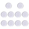 thumbnail image 1 of 10 piezas de almohadillas de punta de taco de billar, almohadillas de férula, pieza de reparación, accesorio de billar portátil, repuesto para barra claro, 1 of 8