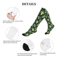 thumbnail image 5 of Lsque Broccoli 3 Pattern Sport Compression Socks for Men & Women 15-20 mmHg Knee High Nurse Pregnant Running Medical and Travel Athletic, 5 of 6