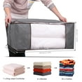 sixwipe 3 Pack Large Capacity Clothes Pillow Storage Bag, 94L Foldable