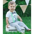 thumbnail image 6 of Noah's Boytique Baby Boys 1st Birthday Bodysuit with Bow Tie 6-12 M Black, 6 of 6