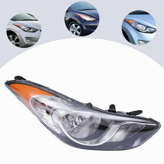for 2011 2012 2013 Hyundai Elantra Halogen Right Passenger Headlight Replacement