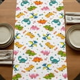 thumbnail image 5 of Table Runners 72 Inches Long Dress Scarves, Cute Dinosaur Farmhouse Kitchen/Dining Table Runner, Coffee Tablerunners, Cartoon Dino Funny Boys Girls Children 16x72 Inch, 5 of 9