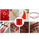 thumbnail image 3 of Cordón de Hilo de Nylon Rojo, Cordón de Nudo Chino de Nylon de 100 m x 0,8 mm, Hilo de Macramé de de Rata, Hilo de Pulsera para Hacer Pulseras, Cordón de Adorno, 3 of 7