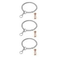 thumbnail image 1 of Transemion Dog Chain Collars Lightweight And Durable Metal Collar For Smooth Pet Walking Appropriate Size 3Set, 1 of 6