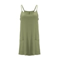 thumbnail image 4 of HomeGardon Summer Dresses for Women 2025,Womens Summer Dresses,Fashion Women Summer Casual Round-Neck Lace Short Sleeve Solid Dress,S-XXXXXL, 4 of 5