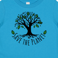 thumbnail image 4 of Inktastic Save the Planet Tree Design with Green Leaves Boys or Girls Baby T-Shirt, 4 of 5