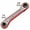 Curved encapsulation, variant on Refrigeration Ratchet Wrench Best Tool for HVAC Service, Smooth Ratcheting Action and Strong Gear, 4 Different Sizes
