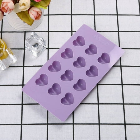 Non Adhesive Paper Cubes - OkrayDirect Non Stick Ice Cube Chocolate Jelly Sweet Candy Maker Love Moulds Trays
