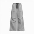 thumbnail image 6 of NOLDARES Boys Baggy Sweatpants, Casual, Straight Wide Leg, Athletic, Drawstring Joggers, with Pockets, Athletic(W120-Navy), 6 of 6