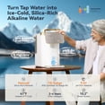 thumbnail image 5 of NatureFlow Y6 Pro Countertop RO Cold Water Purifier, 10-Stage Filtration & Mineralization, pH 9.0-9.5 Alkaline Water, Smart Display, 4:1 Low Waste, 5 of 8