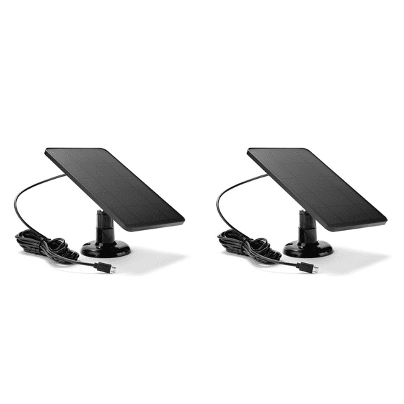 2X 4W 5V Solar Panel for Security Camera Outdoor USB Charging Solar Panel for CCTV Security Camera Monitor Power Supply