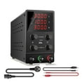 thumbnail image 1 of Bloc d'Alimentation CC Réglable pour Laboratoire de Commutation 30 V 10 A, Régulateur de Tension Stabilisé pour Banc, Facile à Utiliser, 1 of 7