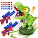 thumbnail image 1 of Juguetes de Disparo Hanroni Dinosaurio Realista con Lanzador 2 Pack, 1 of 7
