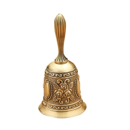 

amousa Metal Retro Hand Bell Home Furnishing Bar Restaurant Vegetable Bell