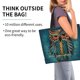 thumbnail image 2 of Disketp Owl In Blue Bolsa Tote Estampada para Mujer, Bolso de Hombro y de Mano para Compras y Viajes, 2 of 8