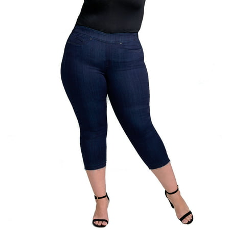 Curves By NYDJ Women 28X23 Stretch Crop Skinny Jeans