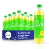 Bubly Burst Sparkling Water Beverage, Mango Lime, 16.9 fl oz, 12 Count Bottles