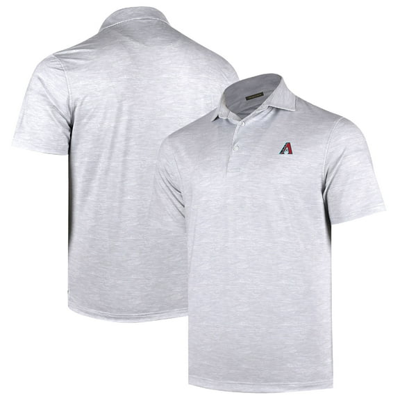 Men's Gray Arizona Diamondbacks Sublime Tri-Blend Polo